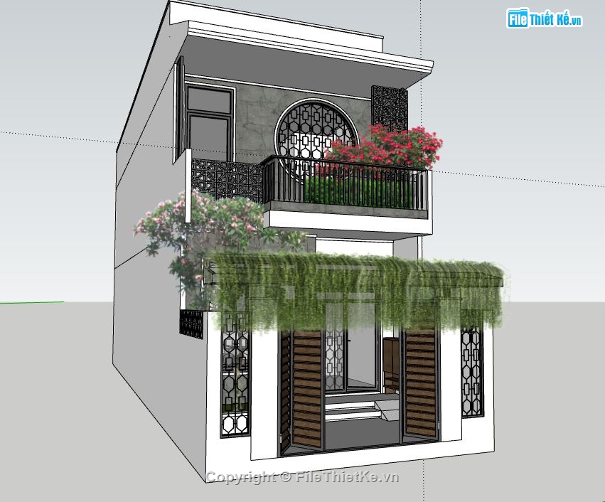 file sketchup biệt thự,model su biệt thự,su biệt thự
