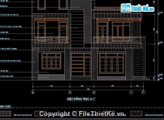 Biệt thự,biệt thự 3 tầng,cad biệt thự 3 tầng,file cad biệt thự 3 tầng