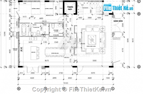 biệt thự 3 tầng,cad biệt thự 3 tầng,biệt thự 3 tầng cad