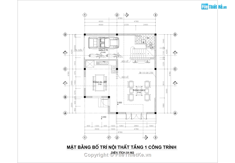 Biệt thự 3 tầng,bản vẽ biệt thự phố 3 tầng,3 tầng 8.78x9.78m,trọn bộ file cad nhà phố 3 tầng,mẫu nhà phố 3 tầng