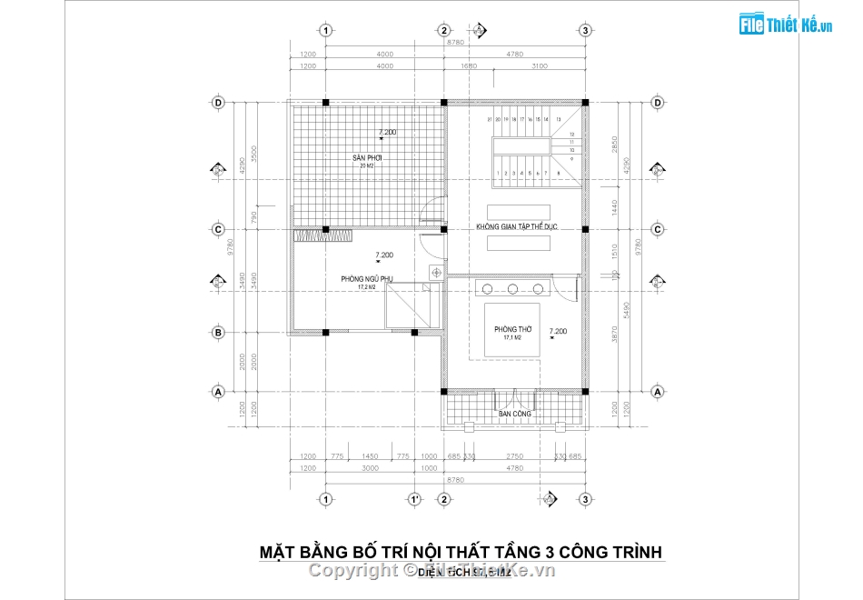 Biệt thự 3 tầng,bản vẽ biệt thự phố 3 tầng,3 tầng 8.78x9.78m,trọn bộ file cad nhà phố 3 tầng,mẫu nhà phố 3 tầng