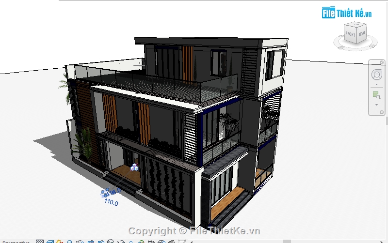 thiết kế biệt thự,biệt thự 3 tầng,revit biệt thự 3 tầng 8x13.5m,kiến trúc nhà phố 3 tầng,kêt cấu biệt thự,revit nhà 3 tầng