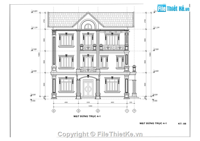 biệt thự 3 tầng,3 tầng 9x12.08m,bản vẽ biệt thự 3 tầng,full biệt thự,biệt thự phố