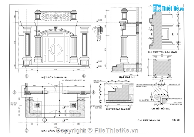 biệt thự 3 tầng,3 tầng 9x12.08m,bản vẽ biệt thự 3 tầng,full biệt thự,biệt thự phố