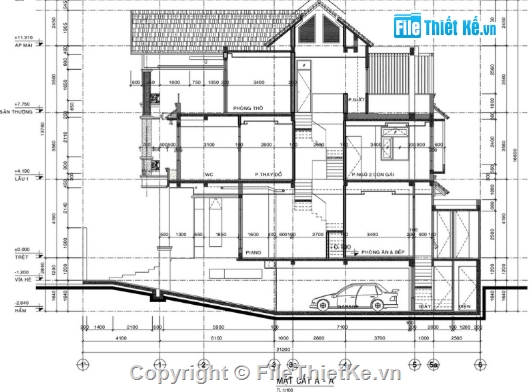 Biệt thự 3 tầng,cad biệt thự 3 tầng,biệt thự 3 tầng cad,biệt thự 3 tầng file cad