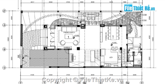Biệt thự 3 tầng,cad biệt thự 3 tầng,biệt thự 3 tầng cad,biệt thự 3 tầng file cad