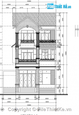 Biệt thự 3 tầng,cad biệt thự 3 tầng,biệt thự 3 tầng cad,biệt thự 3 tầng file cad