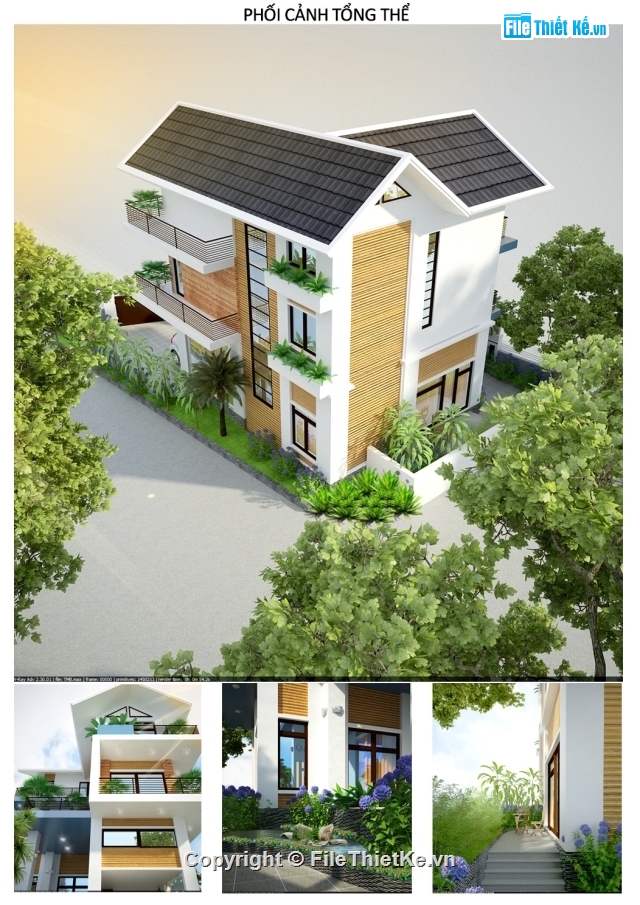 biệt thự 3 tầng đẹp,biet thu 3 tang dep,bản vẽ biệt thự 3 tầng,ban ve biet thu 3 tang,nhà 3 tầng đẹp,nha 3 tang dep