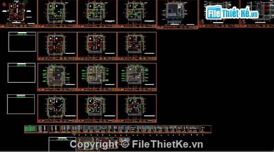 Biệt thự 3 tầng,cad biệt thự 3 tầng,file cad biệt thự 3 tầng,biệt thự 3 tầng cad
