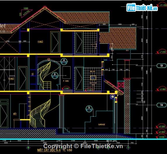 Biệt thự,biệt thự 3 tầng,file kiến trúc biệt thự 3 tầng,mẫu biệt thự 3 tầng