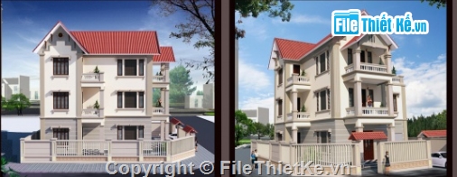 Biệt thự 3 tầng,biệt thự 3 tầng file cad,cad biệt thự 3 tầng