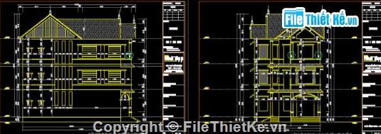 biệt thự 3 tầng,cad biệt thự 3 tầng,file cad biệt thự 3 tầng,biệt thự 3 tầng cad