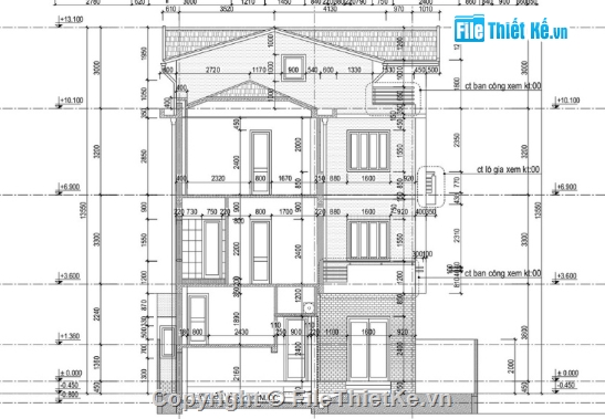 Biệt thự 3 tầng,cad biệt thự 3 tầng,file cad biệt thự 3 tầng,biệt thự 3 tầng cad