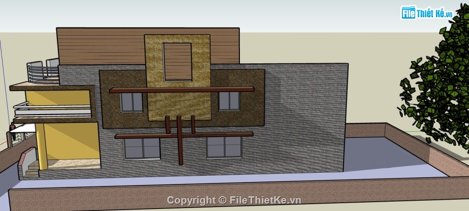 Biệt thự 3 tầng hiện đại,Biệt thự  3 tầng su,model su biệt thự