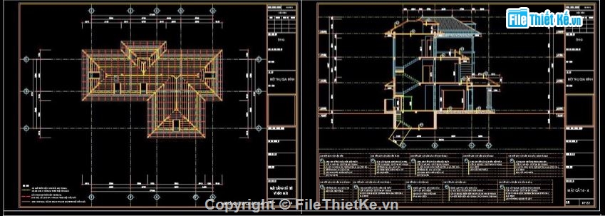 Biệt thự 3 tầng hiện đại,file cad biệt thự 3 tầng,biệt thự 3 tầng