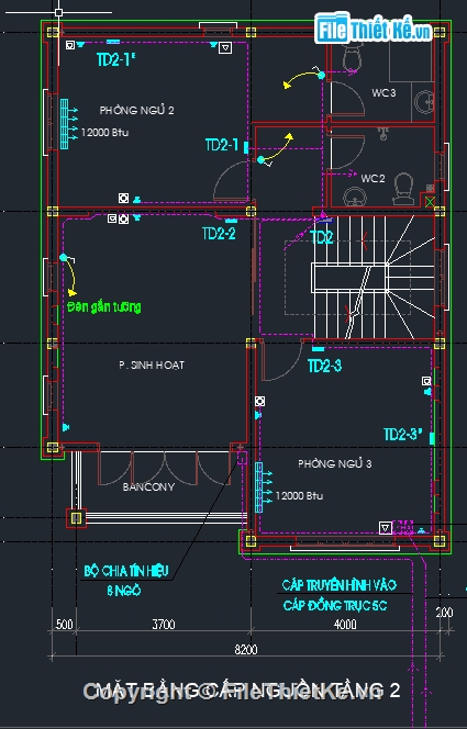 Biệt thự 3 tầng 9x10m,file cad thiết kế nhà biệt thự,phối cảnh biệt thự 3 tầng