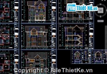 Biệt thự 3 tầng file cad,cad biệt thự 3 tầng,biệt thự 3 tầng  cad
