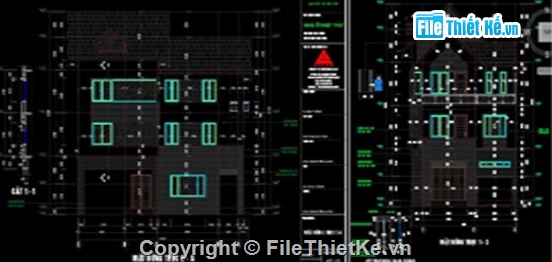 biệt thự 3 tầng file cad,cad biệt thự 3 tầng,biệt thự 3 tầng cad,autocad biệt thự 3 tầng