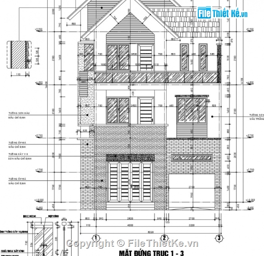 biệt thự 3 tầng file cad,cad biệt thự 3 tầng,biệt thự 3 tầng cad,autocad biệt thự 3 tầng