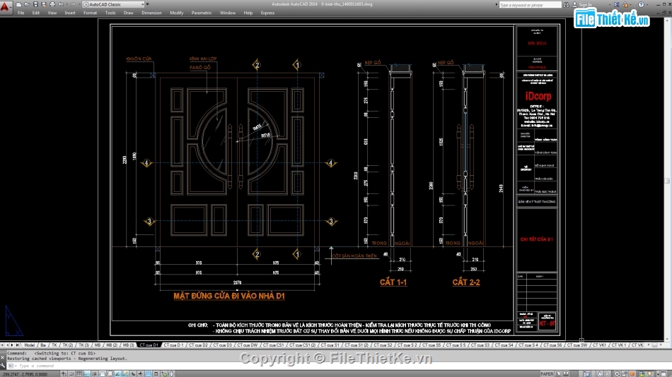 Biệt thự,File cad biệt thự 3 tầng,mẫu biệt thự 3 tầng,biệt thự 3 tầng