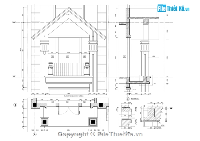 Biệt thự 3 tầng,Biệt thự 3 tầng 8x10.2m,Bản vẽ biệt thự 3 tầng,biệt thự 3 tầng kèm phối cảnh,biệt thự 3 tầng 80m2