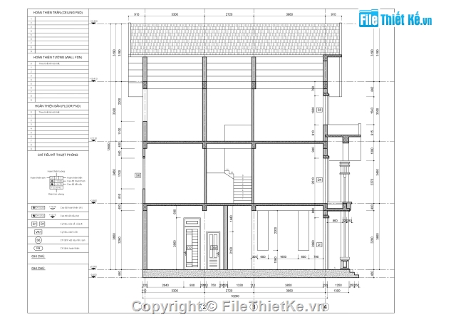 Biệt thự 3 tầng,Biệt thự 3 tầng 8x10.2m,Bản vẽ biệt thự 3 tầng,biệt thự 3 tầng kèm phối cảnh,biệt thự 3 tầng 80m2