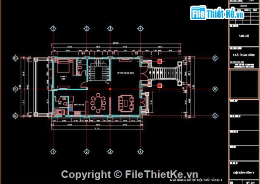 biệt thự 3 tầng,cad biệt thự 3 tầng,file cad biệt thự 3 tầng