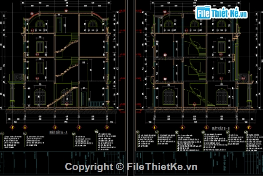 Biệt thự 3 tầng,cad biệt thự 3 tầng,file cad biệt thự 3 tầng,biệt thự 3 tầng file cad