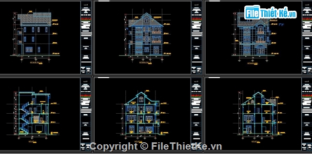 Biệt thự,Biệt thự 4 tầng 16x17m,Biệt thự 4 tầng,biệt thự 16x17m