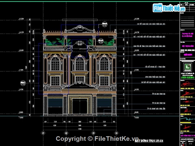 biệt thự 3 tầng 13.5x18m,Biệt thự 3 tầng,biệt thự 4.5 tầng