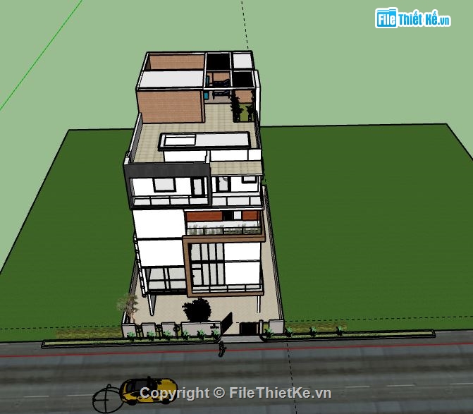 Biệt thự 5 tầng,model su biệt thự 5 tầng,biệt thự 5 tầng file su,sketchup biệt thự 5 tầng,biệt thự 5 tầng model su