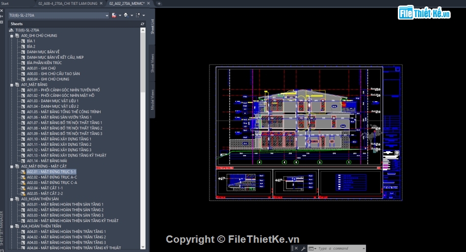 BIỆT THỰ FULL (FILE REVIT),BIỆT THỰ FULL,biet thu dep,ban ve biet thu 3 tang day du,biet thu sketchup hien dai