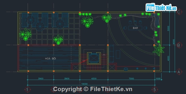 full kiến trúc,kiến trúc biệt thự,file cad kiến trúc,nhà full kiến trúc,Biệt thự 5 tầng 9x19m,biệt thự 5 tầng