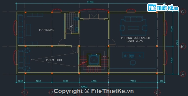 full kiến trúc,kiến trúc biệt thự,file cad kiến trúc,nhà full kiến trúc,Biệt thự 5 tầng 9x19m,biệt thự 5 tầng