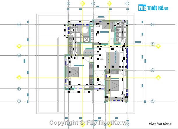 Biệt thự,Biệt thự phố,Biệt thự 3 tầng hiện đại,file cad biệt thự 3 tầng