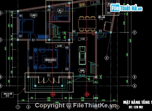 biệt thự 3 tầng,Biệt thự 3 tầng hiện đại,cad biệt thự 3 tầng