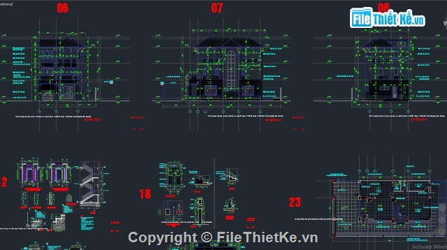 Kiến trúc,kiến trúc 3 tầng,biệt thự 3 tầng,kết cấu,điện nước