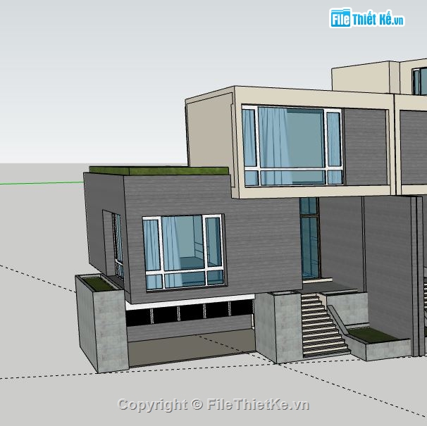 Biệt thự 3 tầng file sketchup,model su biệt thự 3 tầng,biệt thự 3 tầng file su,file su biệt thự 3 tầng,file sketchup biệt thự 3 tầng