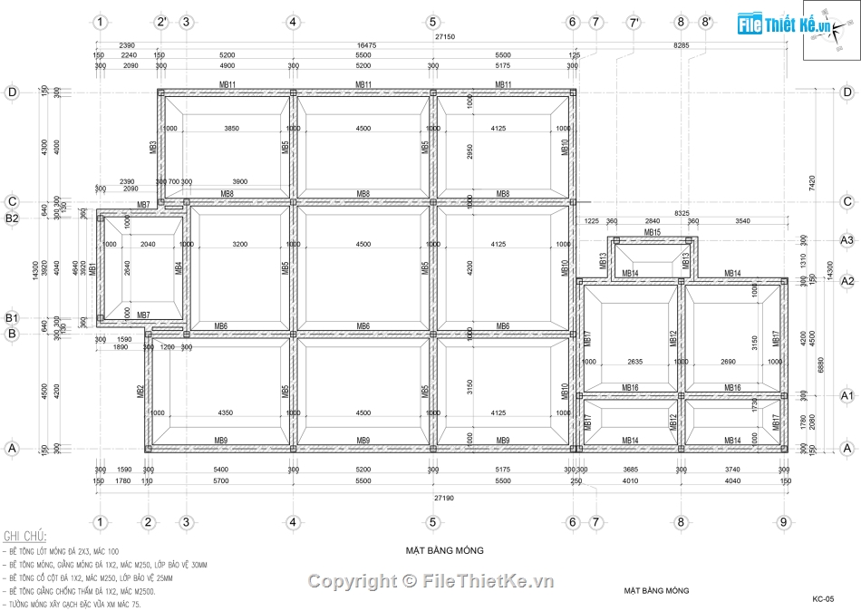 Biệt thự,File cad biệt thự 1 tầng,bản vẽ biệt thự 1 tầng