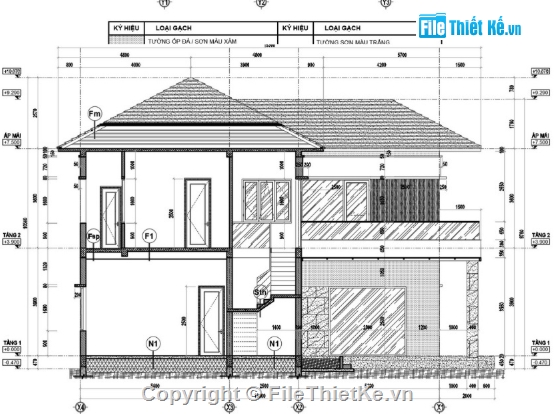 Biệt thự 2 tầng cad,file cad biệt thự 2 tầng,biệt thự 2 tầng cad,cad biệt thự 2 tầng