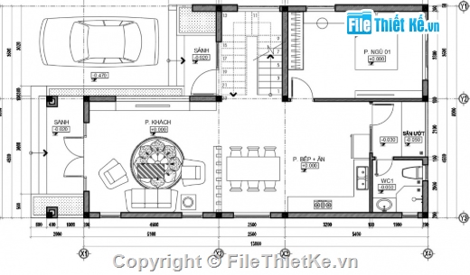 Biệt thự 2 tầng cad,file cad biệt thự 2 tầng,biệt thự 2 tầng cad,cad biệt thự 2 tầng