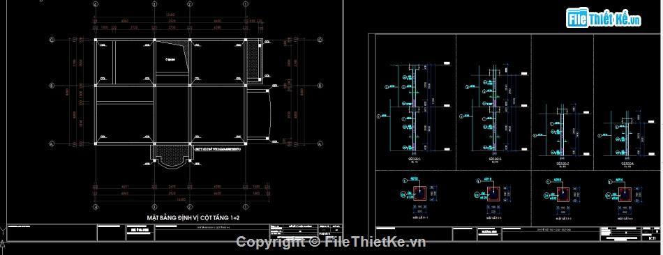 biệt thự mái thái 2 tầng,Biệt thự 2 tầng 8.8x12.6m,file cad biệt thự 2 tầng,Biệt thự 2 tầng file autocad,bản vẽ biệt thự 2 tầng