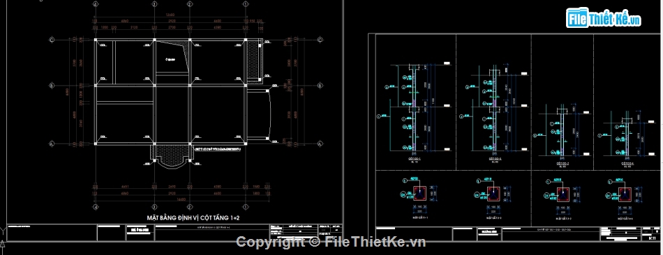 biệt thự mái thái 2 tầng,Biệt thự 2 tầng 8.8x12.6m,file cad biệt thự 2 tầng,Biệt thự 2 tầng file autocad,bản vẽ biệt thự 2 tầng