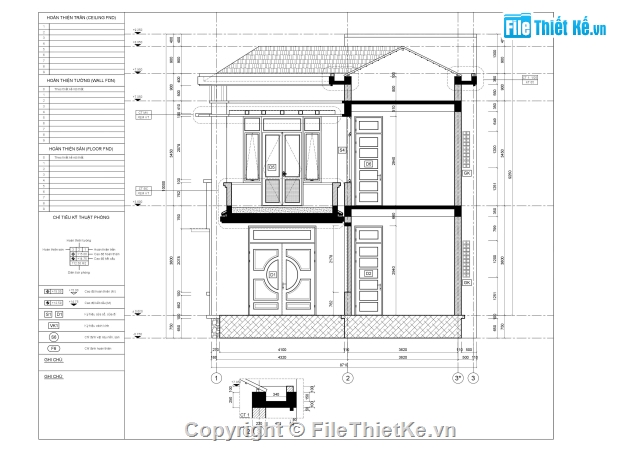 biệt thự 2 tầng,bản vẽ biệt thự 2 tầng,biệt thự 2 tầng đẹp,bản vẽ biệt thự 2 tầng kèm Sketchup