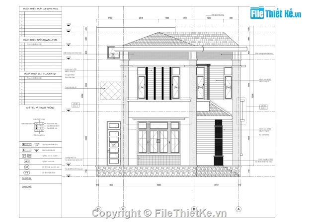 biệt thự 2 tầng,bản vẽ biệt thự 2 tầng,biệt thự 2 tầng đẹp,bản vẽ biệt thự 2 tầng kèm Sketchup