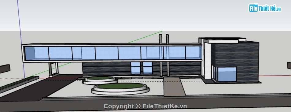 Biệt thự nghỉ dưỡng 1 tầng,thiết kế biệt thự 1 tầng,biệt thự 1 tầng file su