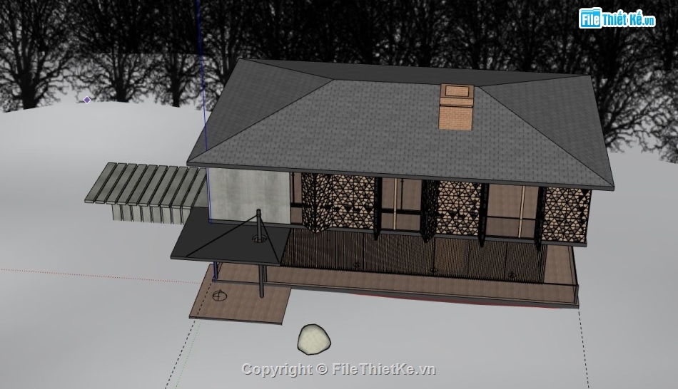 File sketchup biệt thự 2 tầng,Biệt thự 2 tầng model su,file sketchup biệt thự 2 tầng,biệt thự 2 tầng model sketchup