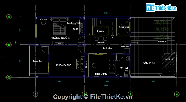 biệt thự 3 tầng,nhà phố 3 tầng,nhà 3 tầng,biệt thự 3 tầng 7.4×17.2m