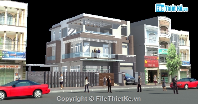 nhà phố 3 tầng,biệt thự phố 3 tầng,Biệt thự 3 tầng