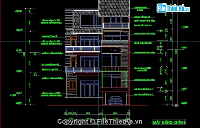 Quán cà phê,Biệt thự 10x20m,biệt thự kích thước 10x20m,kiến trúc 5 tầng